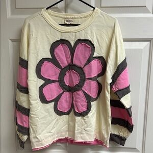 Bibi boutique Pink Flower Top
